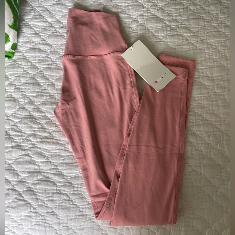Pink lulu align leggings 28 inch!